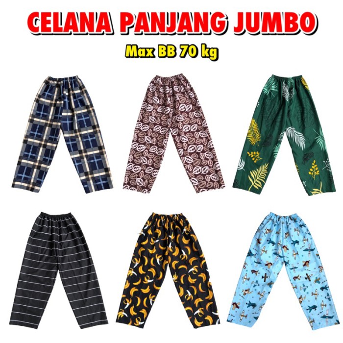 Jual ( 60 - 115 KG ) CELANA JUMBO PENDEK PRIA / CELANA KOLOR JUMBO ...