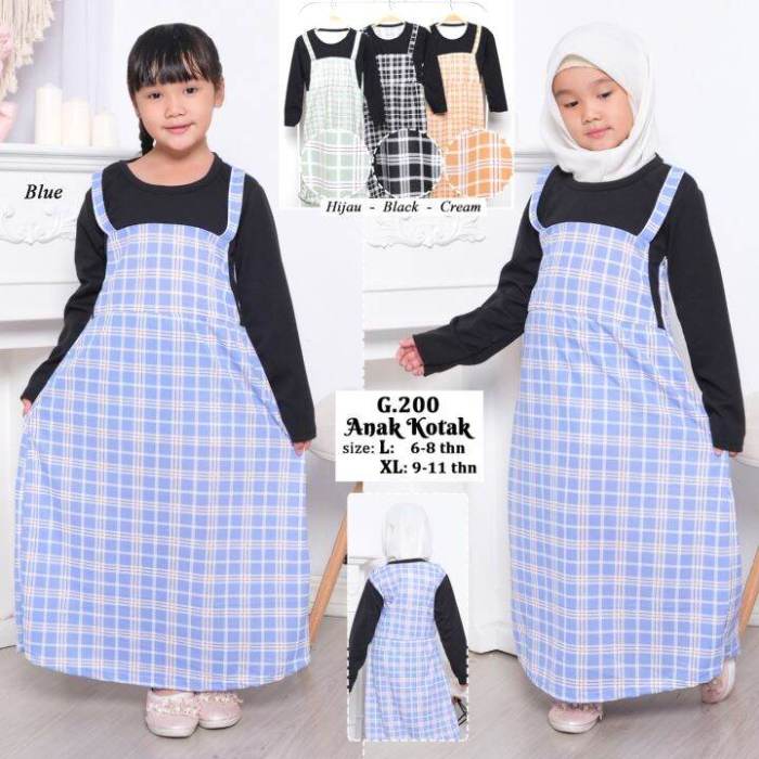 Model gamis anak perempuan terbaru