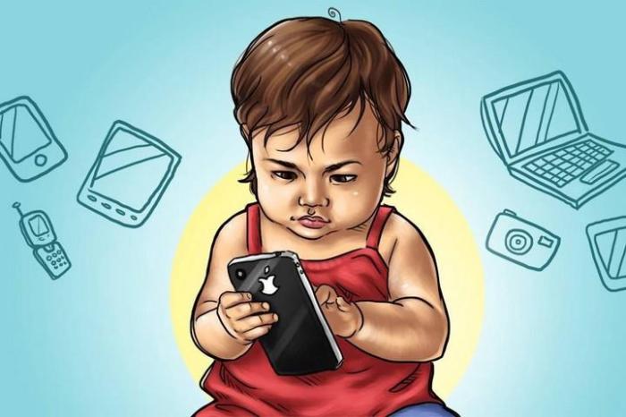 Efek anak balita main hp