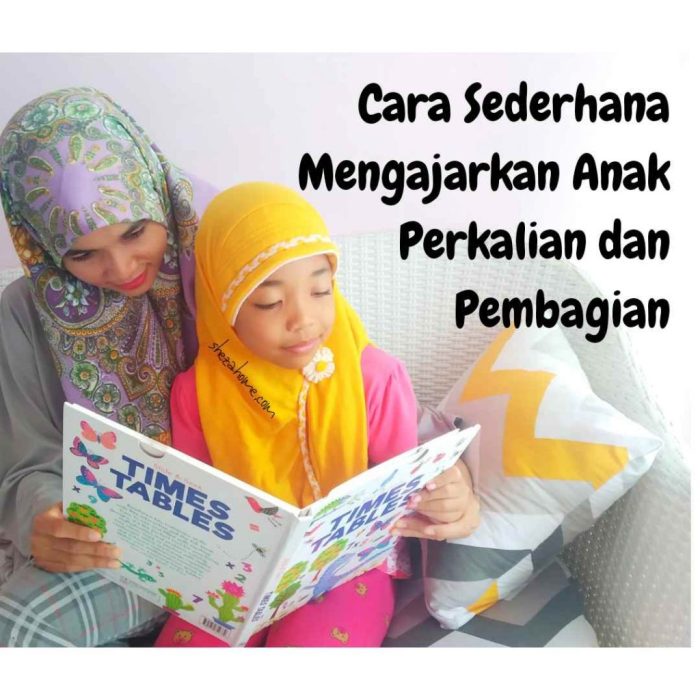 Cara mengajarkan pembagian pada anak sd