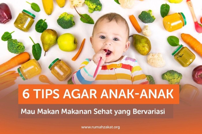 Tips agar anak mau makan