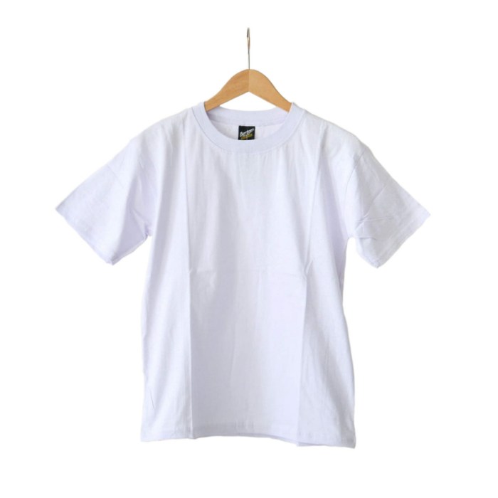 Harga kaos putih polos