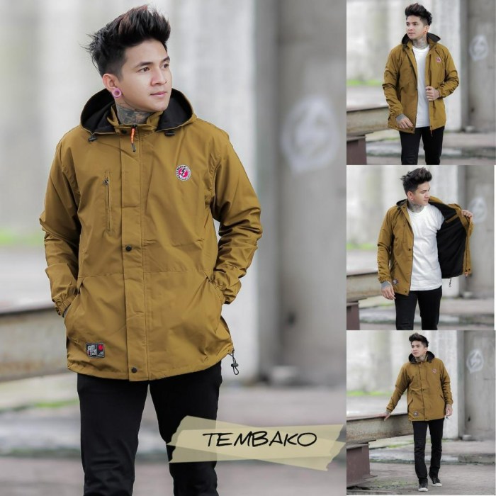 Jual JAKET PARKA SIMPLE TEMBAKO / GOLD - JAKET PARKA OUTDOOR - JAKET ...