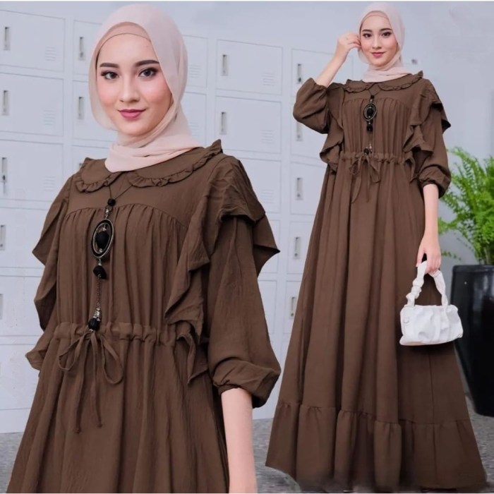 Baju gamis anak perempuan umur 13 tahun