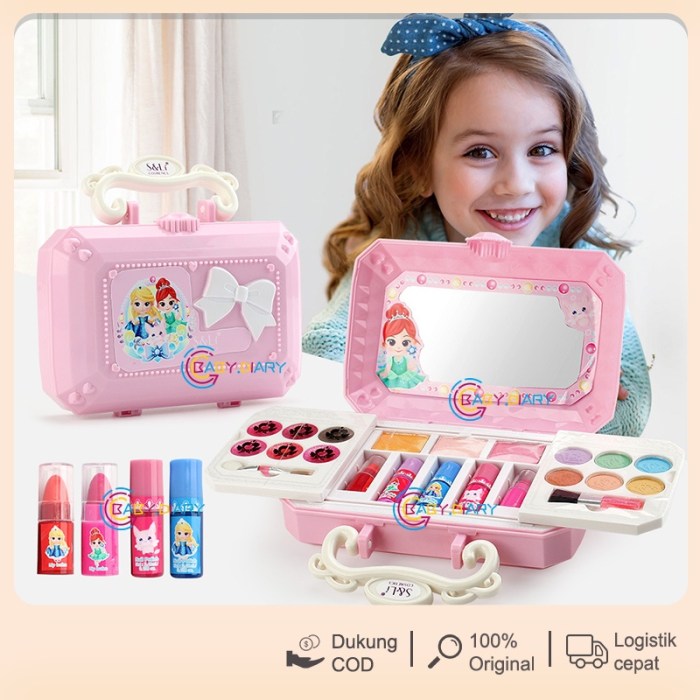 Jual [COD] Kosmetik anak-anak mainan make-up mainan gadis kecil bermain ...