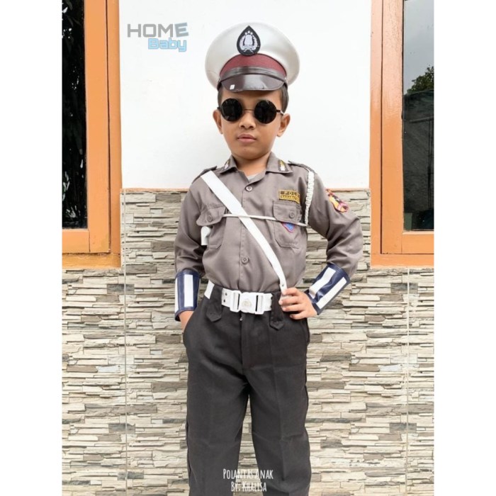 Harga baju polisi anak