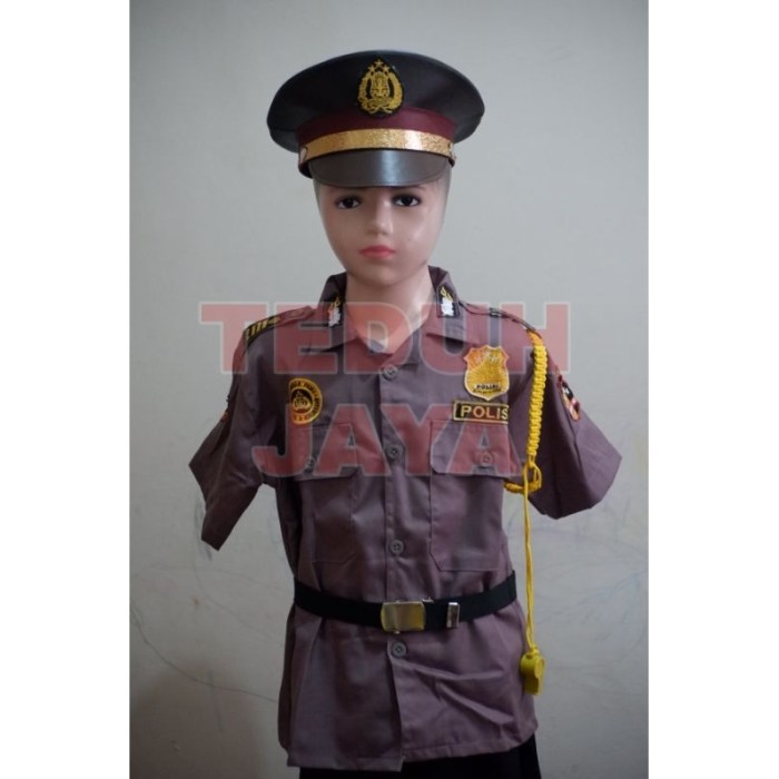 Harga baju polisi anak