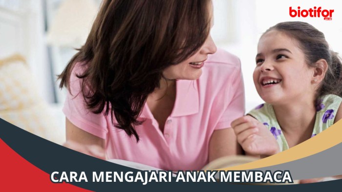 Cara mengajari anak membaca dengan mudah