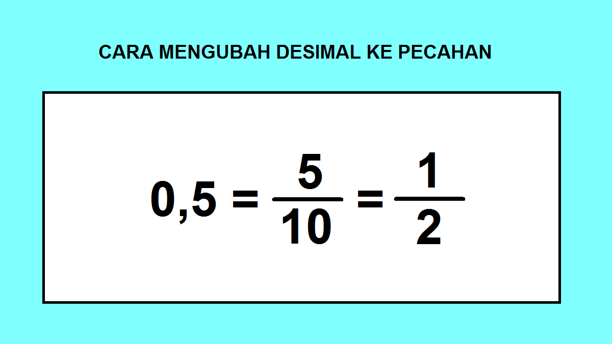 Cara Mengubah Pecahan Desimal Ke Biasa – iFaWorldCup.com