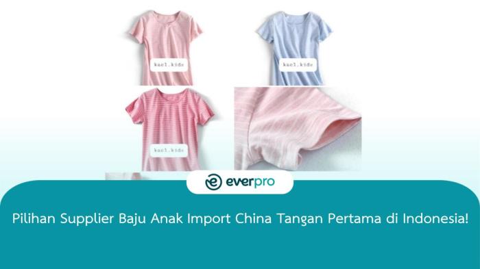 Agen baju anak import
