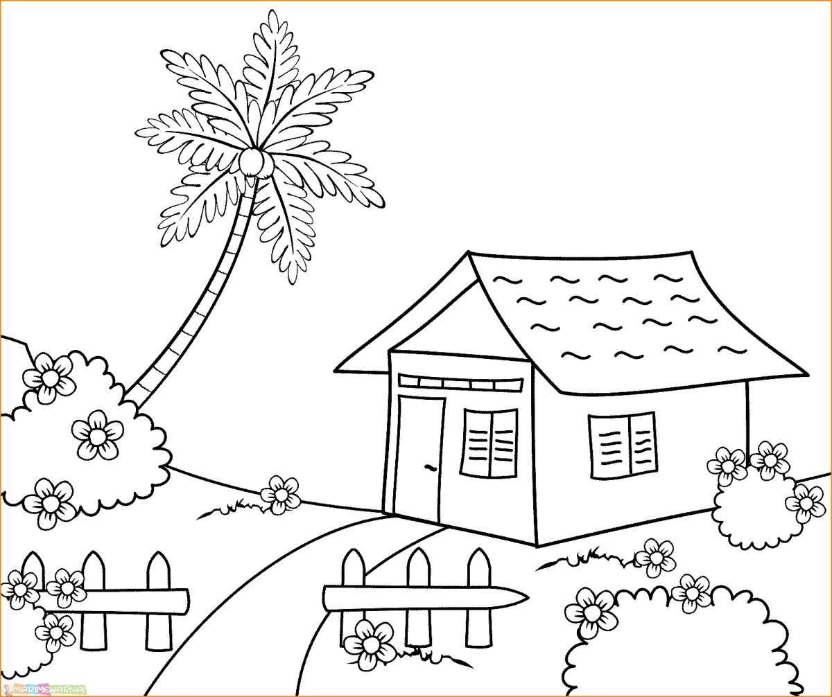 Mewarnai Gambar: Mewarnai Gambar Sketsa Kartun Anak Muslimah 3