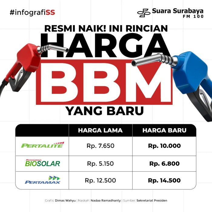 Resmi Naik! Ini Rincian Harga BBM yang Baru