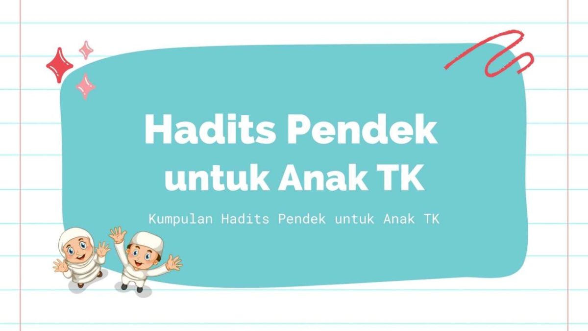 Hafalan hadits pendek untuk anak tk pdf