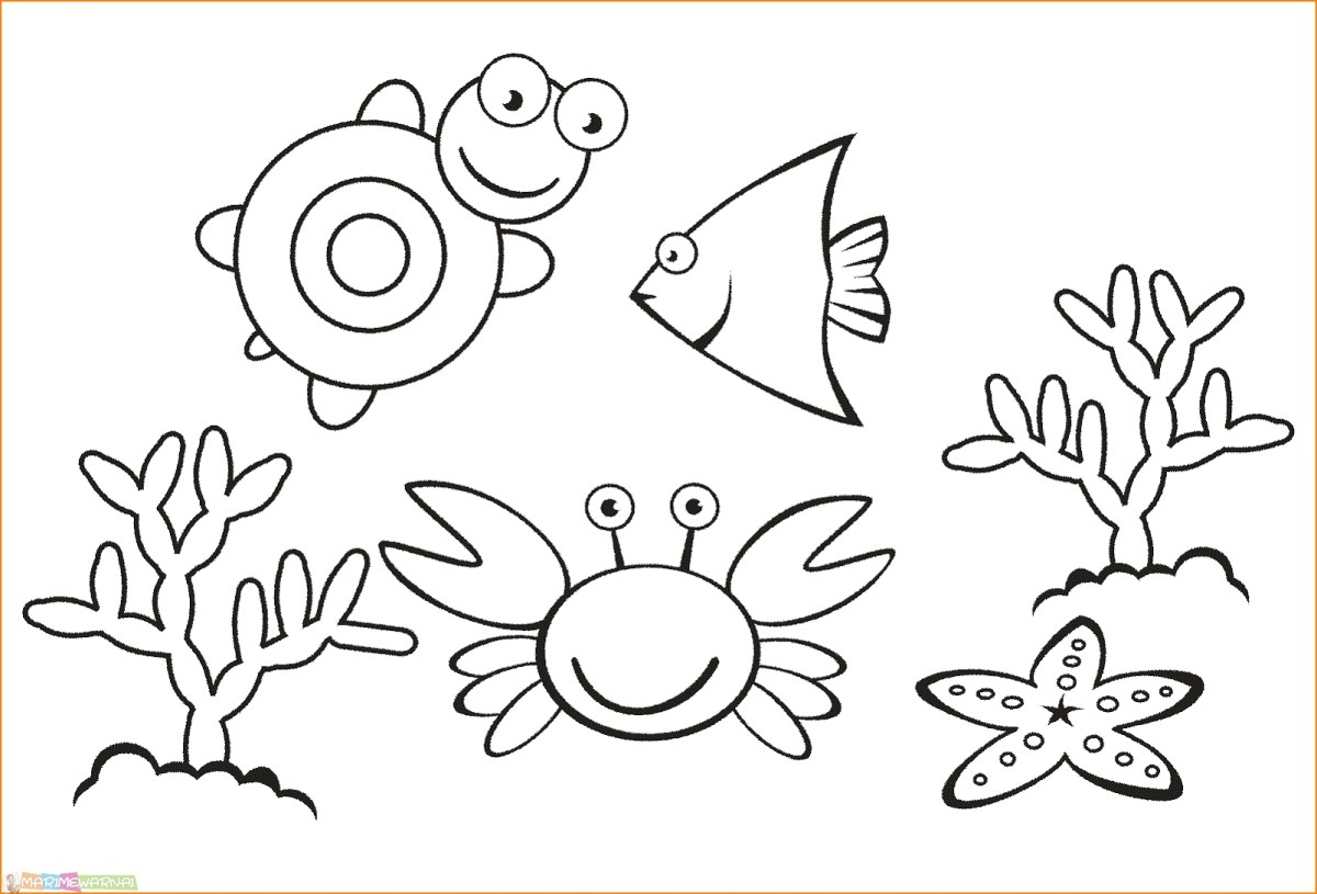 √13 Mewarnai Pemandangan Bawah Laut Untuk Anak 2022 - Marimewarnai.com
