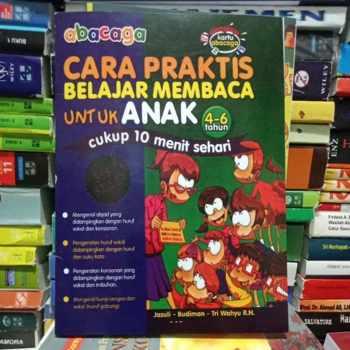 Jual Cara Praktis Belajar Membaca untuk Anak Usia 4-6 Tahun | Shopee ...