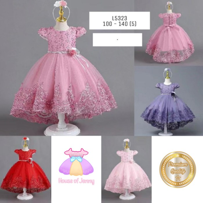 Jual gaun pesta anak/baju pesta anak /dress pesta/dres mekar | Shopee ...