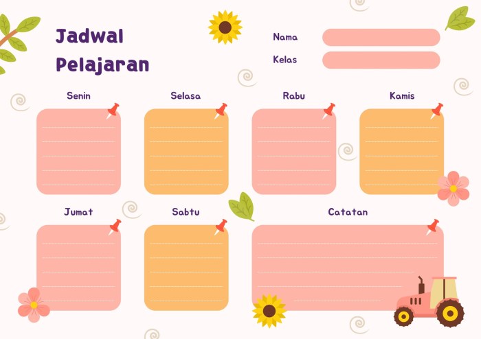 Contoh Jadwal Pelajaran Laki Laki Dan Perempuan Yang Unik Dan - Riset