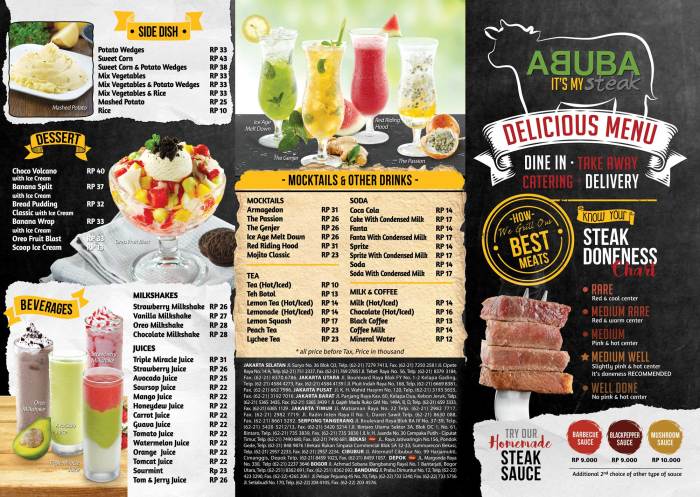 Contoh Daftar Menu Makanan dengan Desain Menarik - Uprint.id