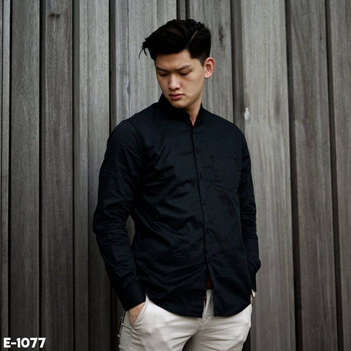 Kemeja tactical hitam
