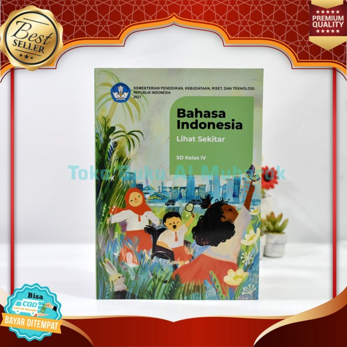 Jual Buku Pelajaran Siswa SD Kelas 4 IV Mapel Bahasa Indonesia : Lihat ...