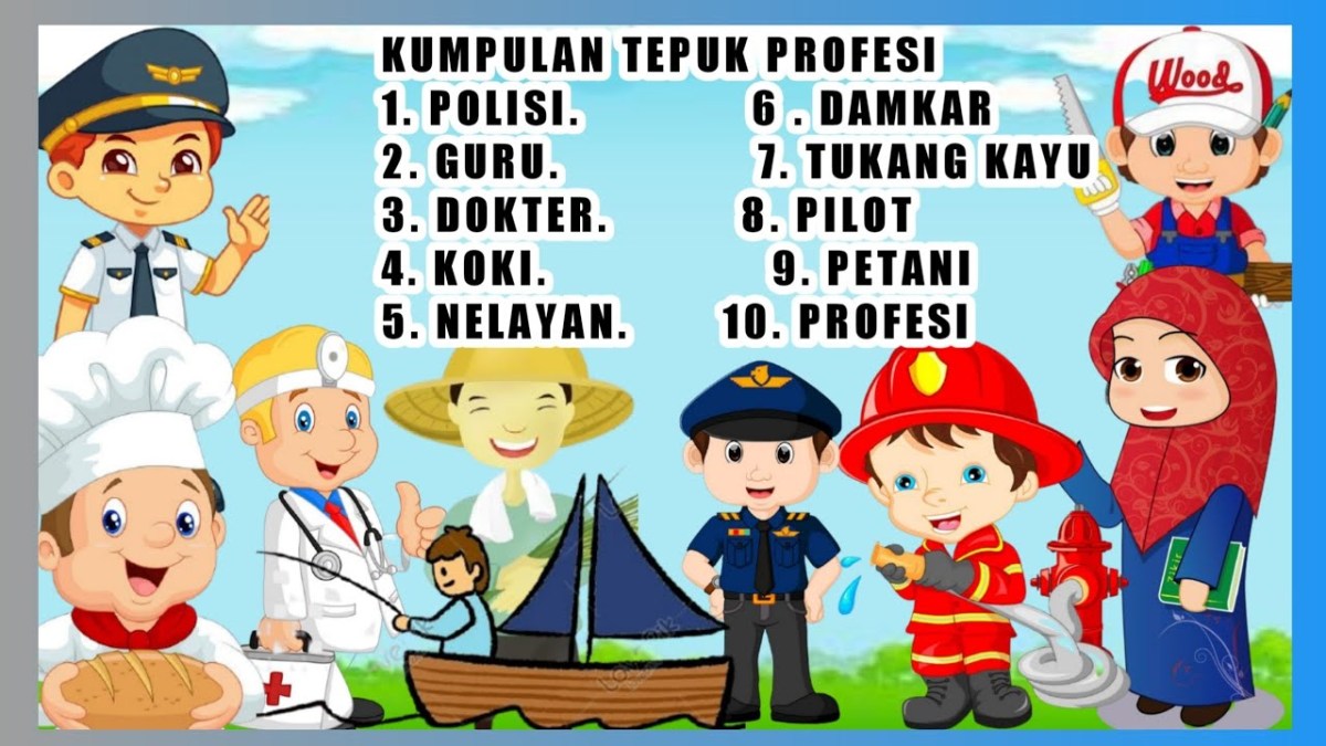 Mengenal profesi untuk anak tk