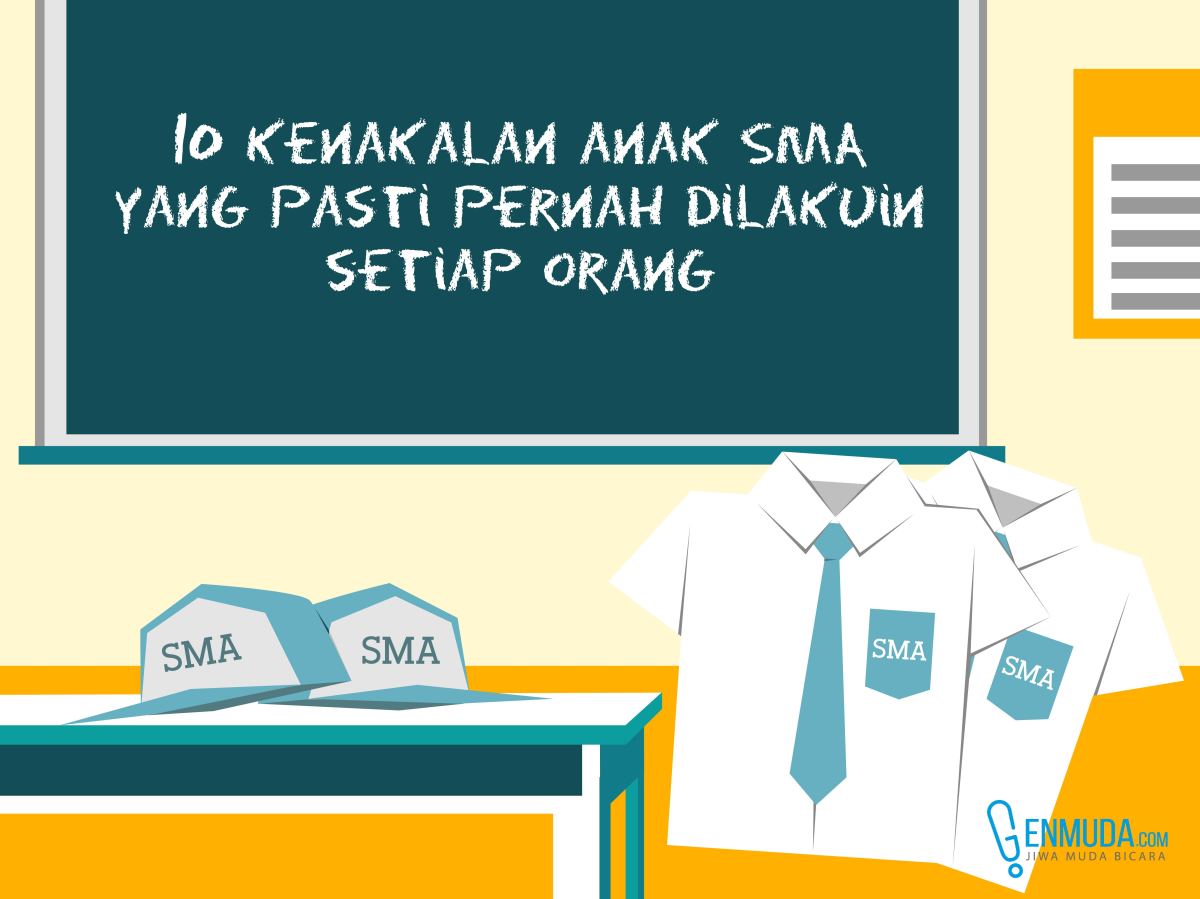 Kenakalan anak sekolah jaman sekarang