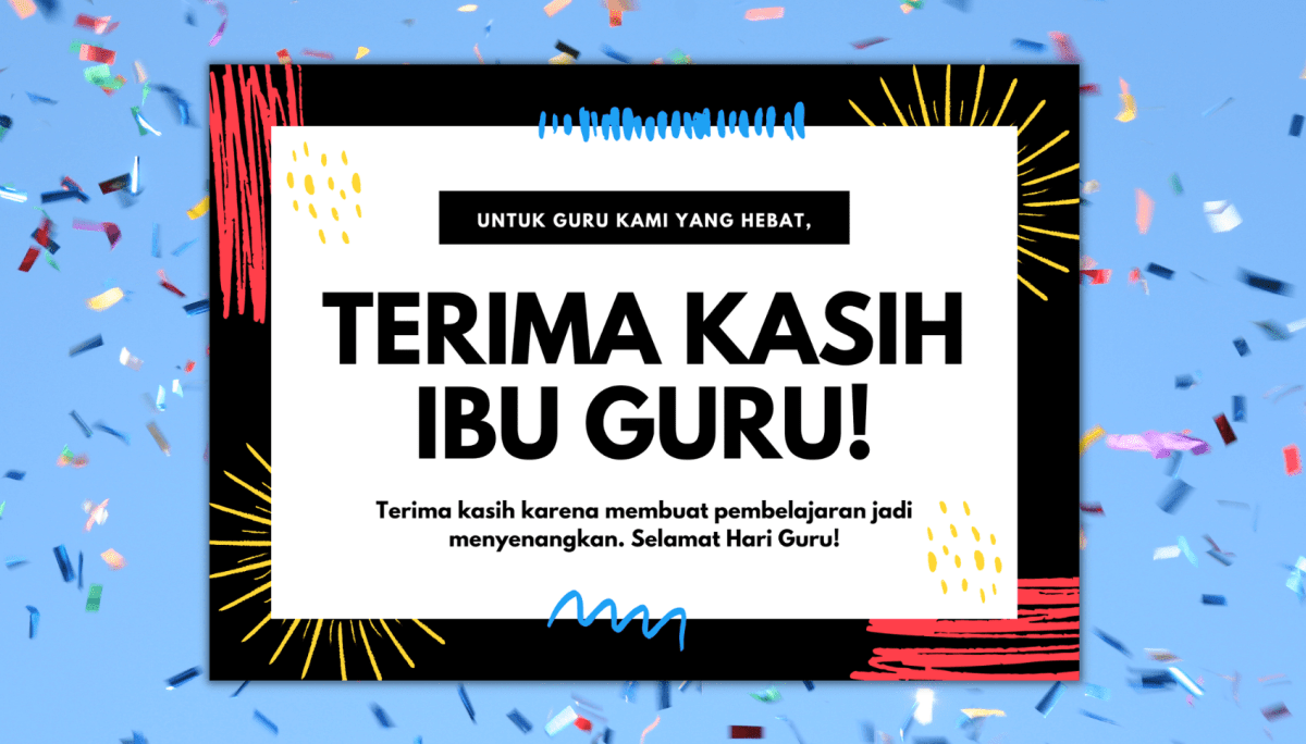 Ucapan hari guru anak tk